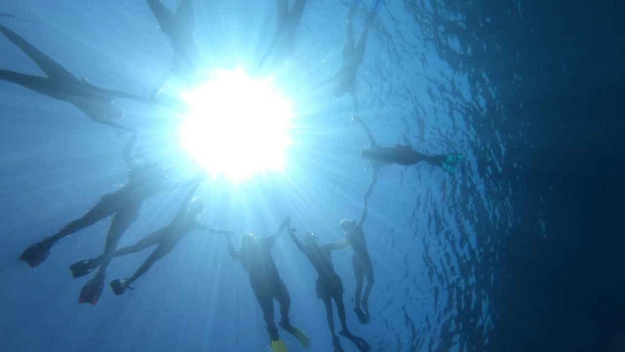 coral reef class students