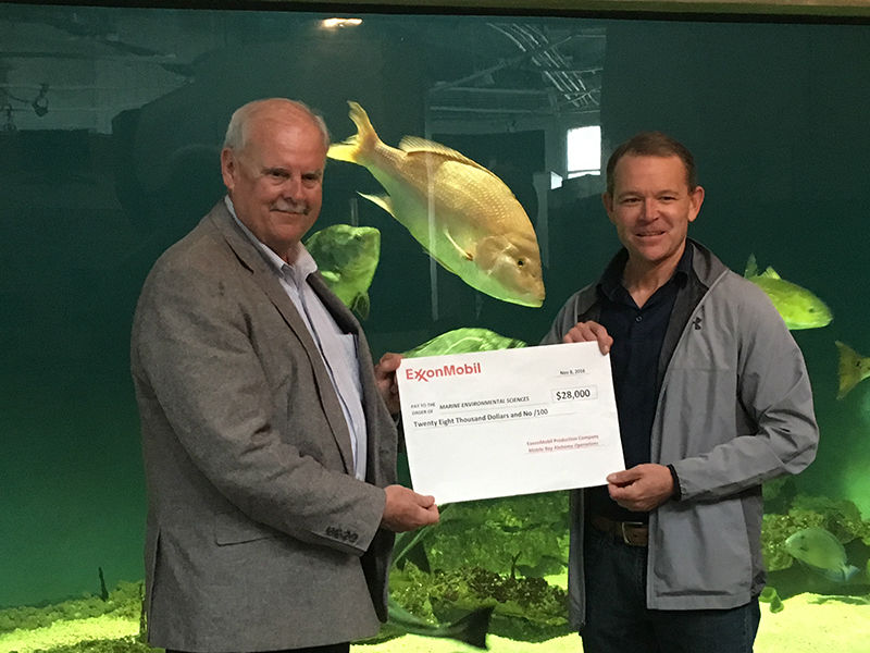 ExxonMobil supports DISL with 20th annual donation - Dauphin Island Sea Lab
