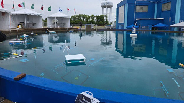 outdoor test tank